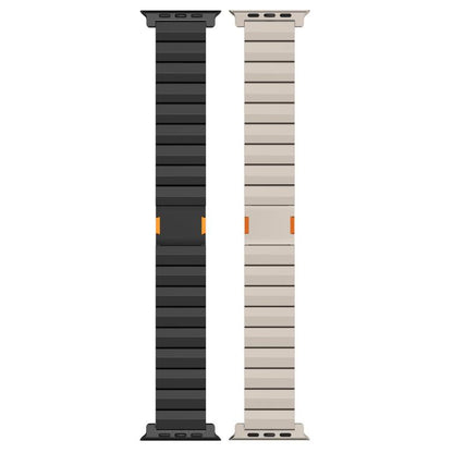 Thick One-bead Magnetic Clasp Titanium Alloy Watch Band, For Apple Watch 46mm / 49mm / 45mm / 44mm, For Apple Watch 42mm / 41mm / 40mm / 38mm