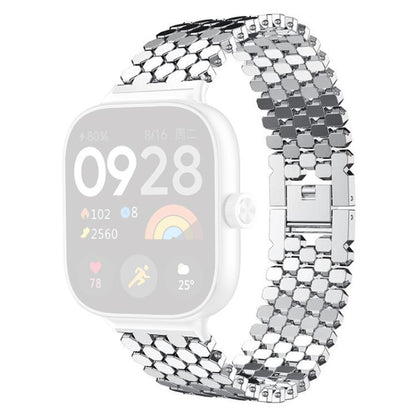 xDfind Fish Scale Texture Metal Watch Band, For Xiaomi Band 10 Pro/9 Pro/Redmi Watch 6/5, For Redmi Watch 3 Active / Watch 3 Lite, For Redmi Watch 3