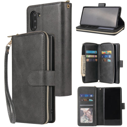 Zipper Wallet Bag Horizontal Flip PU Leather Case with Holder & 9 Card Slots & Wallet & Lanyard & Photo Frame, For Samsung Galaxy A51, For Samsung Galaxy A51 5G, For Samsung Galaxy A70, For Samsung Galaxy A71, For Samsung Galaxy A71 5G                 ...