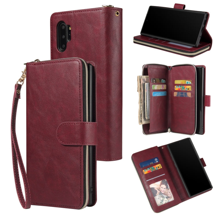 Zipper Wallet Bag Horizontal Flip PU Leather Case with Holder & 9 Card Slots & Wallet & Lanyard & Photo Frame, For Samsung Galaxy A51, For Samsung Galaxy A51 5G, For Samsung Galaxy A70, For Samsung Galaxy A71, For Samsung Galaxy A71 5G                 ...