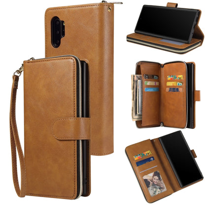 Zipper Wallet Bag Horizontal Flip PU Leather Case with Holder & 9 Card Slots & Wallet & Lanyard & Photo Frame, For Samsung Galaxy A51, For Samsung Galaxy A51 5G, For Samsung Galaxy A70, For Samsung Galaxy A71, For Samsung Galaxy A71 5G                 ...