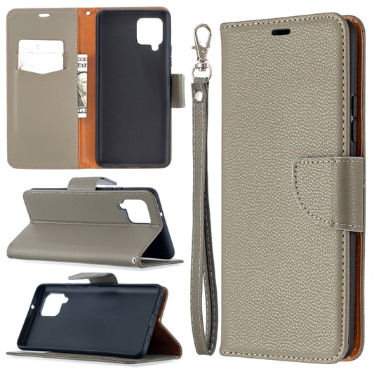 Litchi Texture Pure Color Horizontal Flip PU Leather Case with Holder & Card Slots & Wallet & Lanyard, For Samsung Galaxy A42 5G