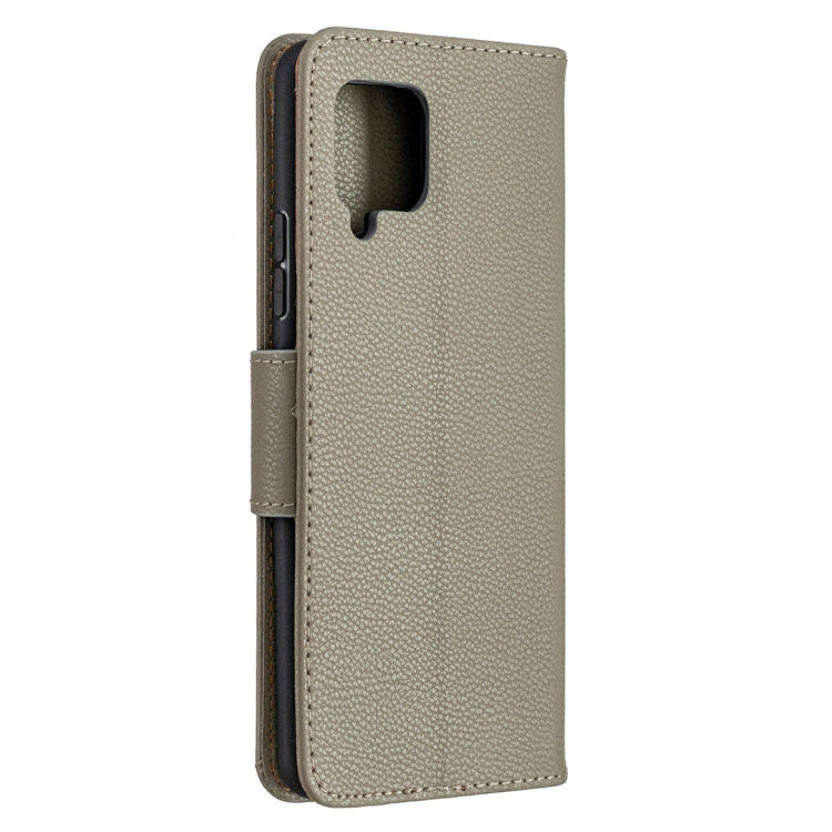 Litchi Texture Pure Color Horizontal Flip PU Leather Case with Holder & Card Slots & Wallet & Lanyard, For Samsung Galaxy A42 5G