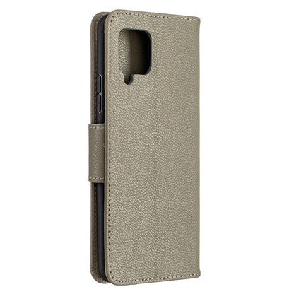 Litchi Texture Pure Color Horizontal Flip PU Leather Case with Holder & Card Slots & Wallet & Lanyard, For Samsung Galaxy A42 5G
