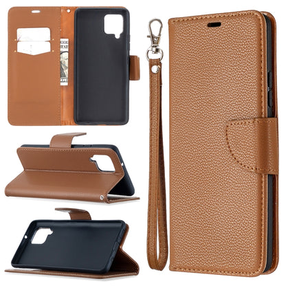 Litchi Texture Pure Color Horizontal Flip PU Leather Case with Holder & Card Slots & Wallet & Lanyard, For Samsung Galaxy A42 5G