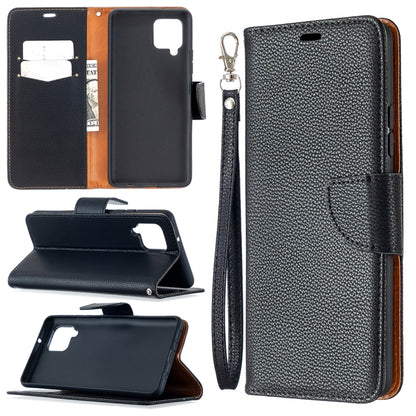 Litchi Texture Pure Color Horizontal Flip PU Leather Case with Holder & Card Slots & Wallet & Lanyard, For Samsung Galaxy A42 5G