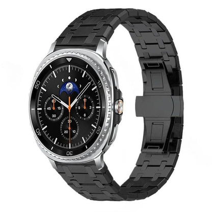 Butterfly Buckle Titanium Alloy Watch Band, For Samsung Galaxy Watch Ultra 47mm / Ultra 2025, For Samsung Galaxy Watch8 / Watch8 Classic