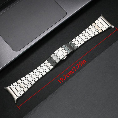 Butterfly Buckle Titanium Alloy Watch Band, For Samsung Galaxy Watch Ultra 47mm / Ultra 2025, For Samsung Galaxy Watch8 / Watch8 Classic
