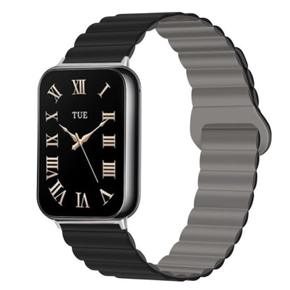 Two Color Reverse Buckle Magnetic Silicone Watch Band, For Xiaomi Band 10 Pro / Redmi Watch 6 / 5
