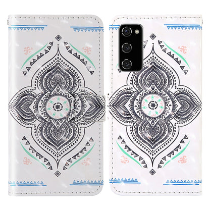 3D Painted Pattern Horizontal Flip TPU + PU Leather Case with Holder & Card Slots & Wallet & Lanyard, For Samsung Galaxy S20 FE