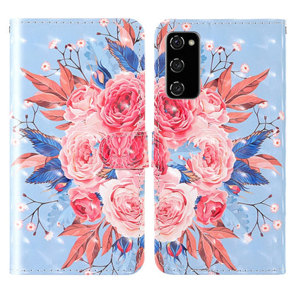 3D Painted Pattern Horizontal Flip TPU + PU Leather Case with Holder & Card Slots & Wallet & Lanyard, For Samsung Galaxy S20 FE
