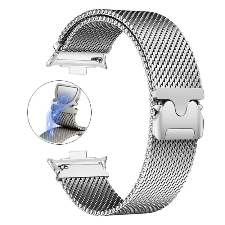 Magnetic Parachute Milanese Stainless Steel Watch Band, For Redmi Watch6/5/4/Xiaomi Band 9 Pro/8 Pro