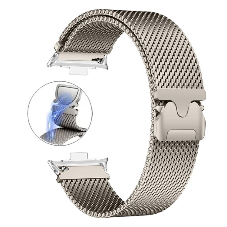 Magnetic Parachute Milanese Titanium Alloy Watch Band, For Redmi Watch6/5/4/Xiaomi Band 9 Pro/8 Pro