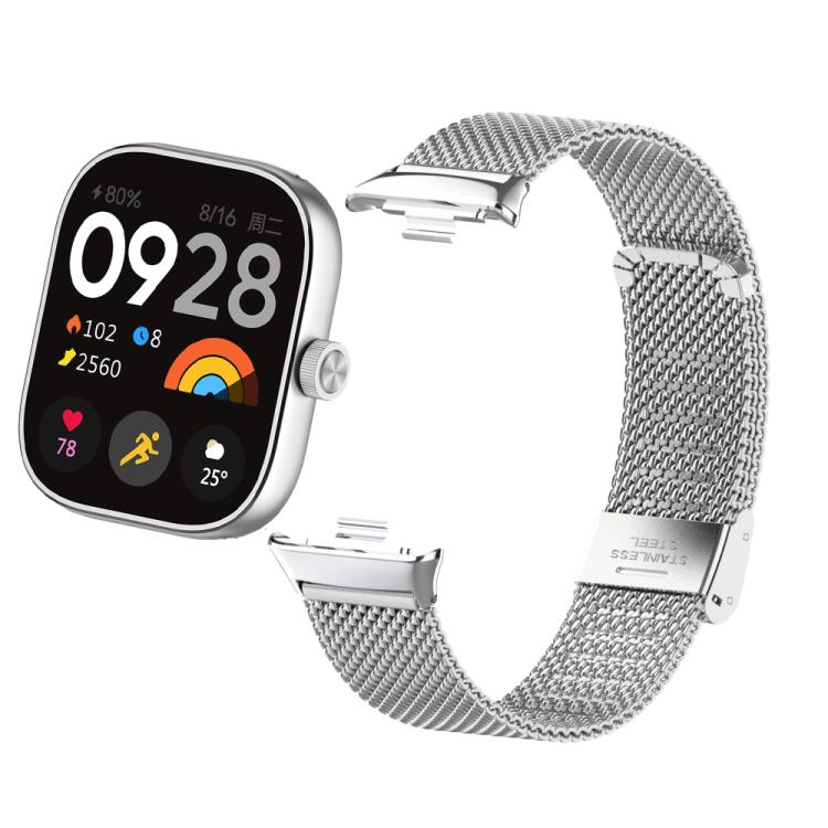 Fine Mesh Buckle Metal Stainless Steel Watch Band, For Xiaomi Band 10 Pro / Redmi Watch 6 / 5