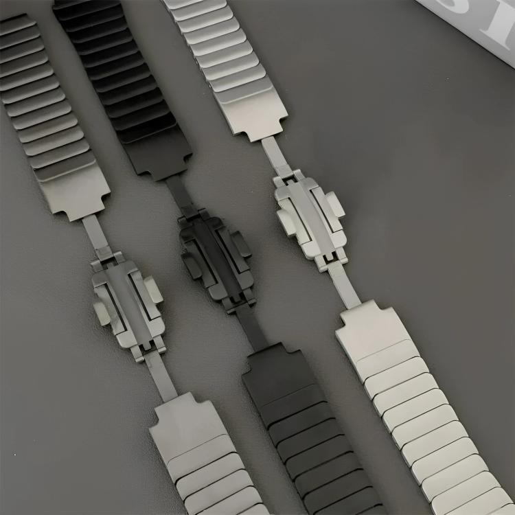 One Beads Dual-Press Butterfly Buckle Titanium Alloy Watch Band, For Xiaomi Band 10 Pro / Redmi Watch 6 / 5