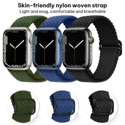 xDfind Sliding Buckle Nylon Braided Watch Band, For Apple Watch 42 / 44 / 45 / 46 / 49mm, For Apple Watch 38 / 40 / 41 / S11 42mm