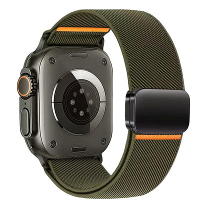 xDfind Elastic Nylon Magnetic Buckle Watch Band, For Apple Watch 42 / 44 / 45 / 46 / 49mm, For Apple Watch 38 / 40 / 41 / S11 42mm