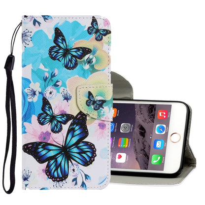 Coloured Drawing Pattern Horizontal Flip PU Leather Case with Holder & Card Slots & Wallet & Lanyard, For iPhone 8 & 7, For iPhone 11, For iPhone 11 Pro