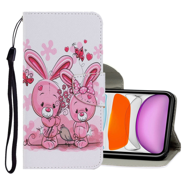 Coloured Drawing Pattern Horizontal Flip PU Leather Case with Holder & Card Slots & Wallet & Lanyard, For iPhone 8 & 7, For iPhone 11, For iPhone 11 Pro