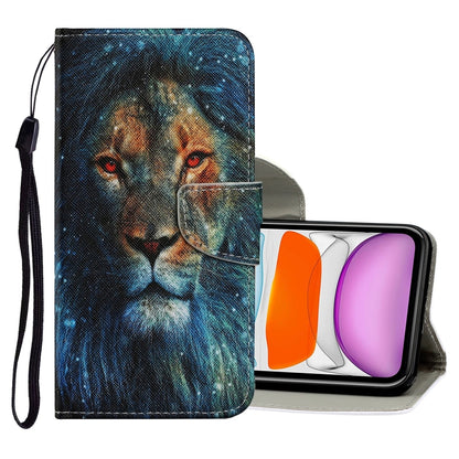 Coloured Drawing Pattern Horizontal Flip PU Leather Case with Holder & Card Slots & Wallet & Lanyard, For iPhone 8 & 7, For iPhone 11, For iPhone 11 Pro