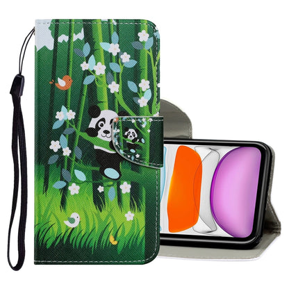 Coloured Drawing Pattern Horizontal Flip PU Leather Case with Holder & Card Slots & Wallet & Lanyard, For iPhone 8 & 7, For iPhone 11, For iPhone 11 Pro