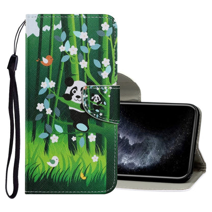 Coloured Drawing Pattern Horizontal Flip PU Leather Case with Holder & Card Slots & Wallet & Lanyard, For iPhone 8 & 7, For iPhone 11, For iPhone 11 Pro
