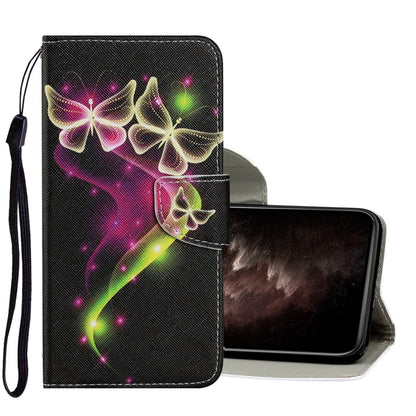 Coloured Drawing Pattern Horizontal Flip PU Leather Case with Holder & Card Slots & Wallet & Lanyard, For iPhone 11 Pro Max, For iPhone X / XS, For iPhone XR