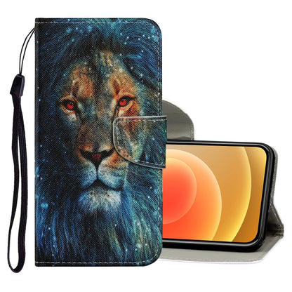 Coloured Drawing Pattern Horizontal Flip PU Leather Case with Holder & Card Slots & Wallet & Lanyard, For iPhone XS Max, For iPhone 12 mini, For iPhone 12 / 12 Pro