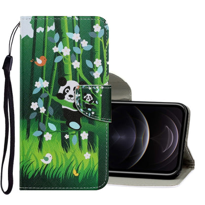 Coloured Drawing Pattern Horizontal Flip PU Leather Case with Holder & Card Slots & Wallet & Lanyard, For iPhone XS Max, For iPhone 12 mini, For iPhone 12 / 12 Pro