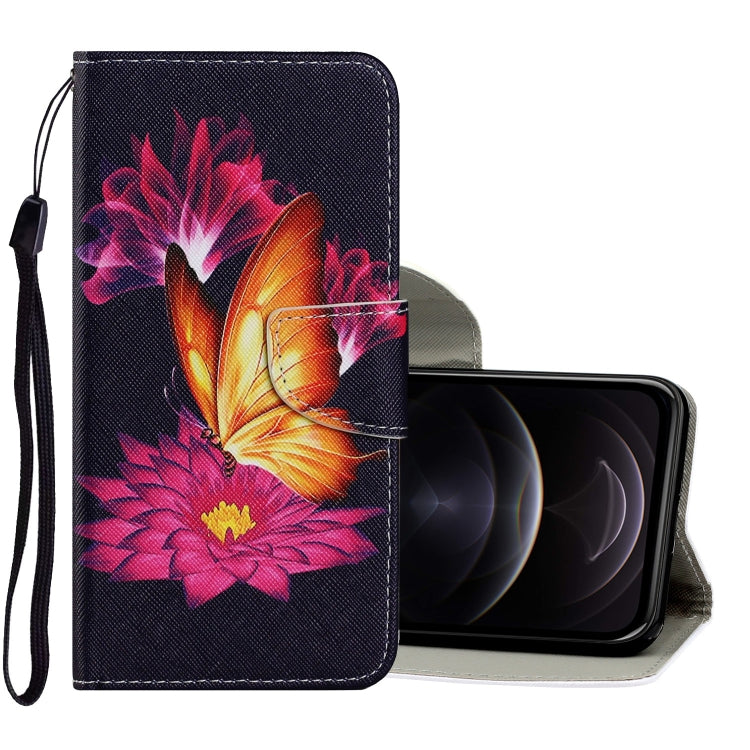 Coloured Drawing Pattern Horizontal Flip PU Leather Case with Holder & Card Slots & Wallet & Lanyard, For iPhone XS Max, For iPhone 12 mini, For iPhone 12 / 12 Pro