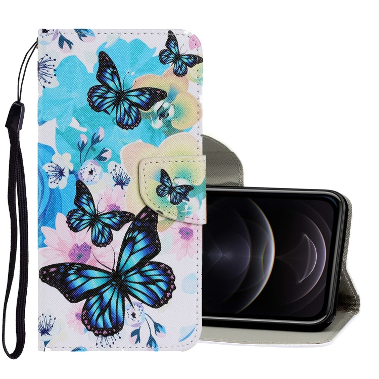 Coloured Drawing Pattern Horizontal Flip PU Leather Case with Holder & Card Slots & Wallet & Lanyard, For iPhone XS Max, For iPhone 12 mini, For iPhone 12 / 12 Pro