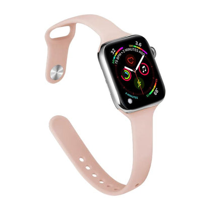 xDfind Small Waist Reverse Buckle Silicone Watch Band, For Apple Watch 42 / 44 / 45 / 46 / 49mm, For Apple Watch 38 / 40 / 41 / S11 42mm