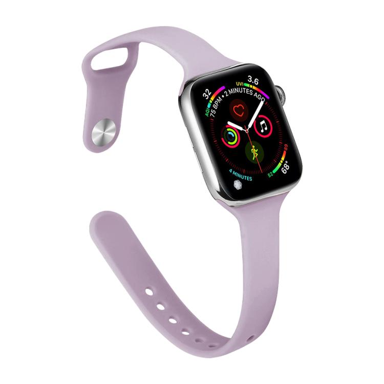 xDfind Small Waist Reverse Buckle Silicone Watch Band, For Apple Watch 42 / 44 / 45 / 46 / 49mm, For Apple Watch 38 / 40 / 41 / S11 42mm