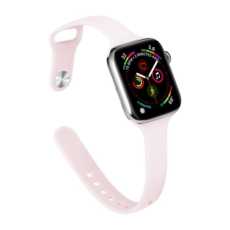 xDfind Small Waist Reverse Buckle Silicone Watch Band, For Apple Watch 42 / 44 / 45 / 46 / 49mm, For Apple Watch 38 / 40 / 41 / S11 42mm
