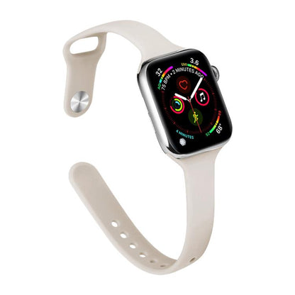 xDfind Small Waist Reverse Buckle Silicone Watch Band, For Apple Watch 42 / 44 / 45 / 46 / 49mm, For Apple Watch 38 / 40 / 41 / S11 42mm