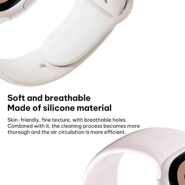 xDfind Small Waist Reverse Buckle Silicone Watch Band, For Apple Watch 42 / 44 / 45 / 46 / 49mm, For Apple Watch 38 / 40 / 41 / S11 42mm