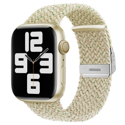 xDfind Buckle-fastening Stitching Braided Nylon Watch Band, For Apple Watch 42 / 44 / 45 / 46 / 49mm, For Apple Watch 38 / 40 / 41 / S10 42mm