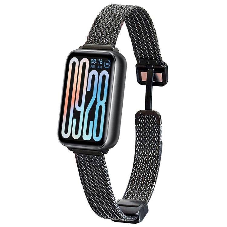 xDfind Wheat Ear Magnetic Buckle Stainless Steel Watch Band, For Xiaomi Band 10 Pro / 9 Pro / Redmi Watch 6, For Xiaomi Smart Band 10 / 9 / 8 NFC