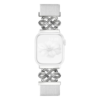 xDfind Chinese Knot Nylon Braided Magnetic Buckle Watch Band, For Apple Watch 42 / 44 / 45 / 46 / 49mm, For Apple Watch 38 / 40 / 41 / S11 42mm