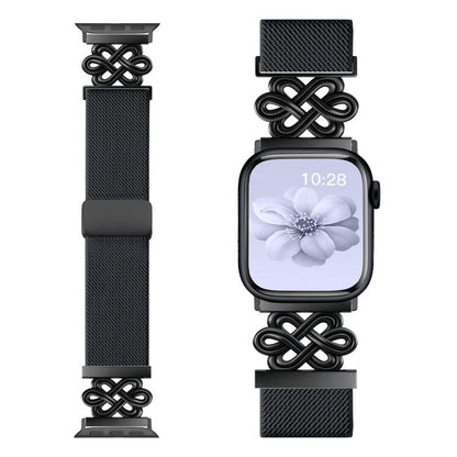 xDfind Chinese Knot Nylon Braided Magnetic Buckle Watch Band, For Apple Watch 42 / 44 / 45 / 46 / 49mm, For Apple Watch 38 / 40 / 41 / S11 42mm