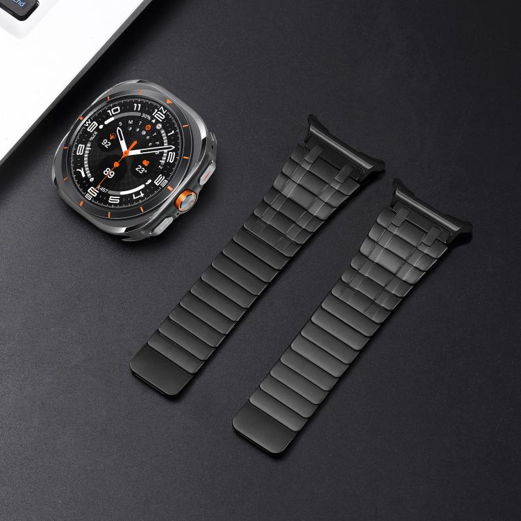 Magnetic Stainless Steel Metal Watch Band, For Samsung Galaxy Watch Ultra 47mm / Ultra 2025, For Samsung Galaxy Watch8 / Watch8 Classic