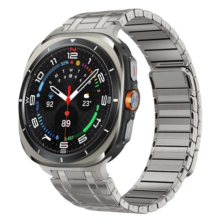 Magnetic Stainless Steel Metal Watch Band, For Samsung Galaxy Watch Ultra 47mm / Ultra 2025, For Samsung Galaxy Watch8 / Watch8 Classic