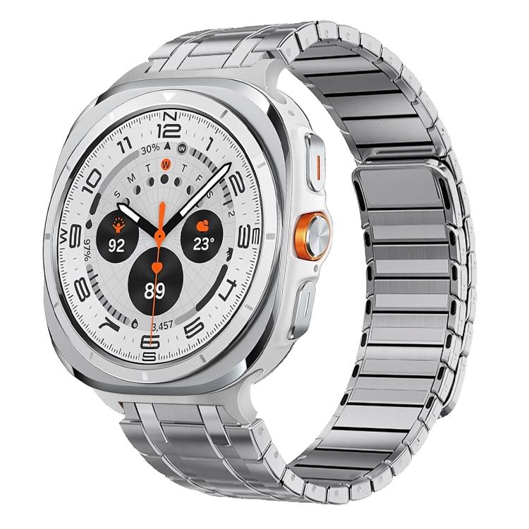 Magnetic Stainless Steel Metal Watch Band, For Samsung Galaxy Watch Ultra 47mm / Ultra 2025, For Samsung Galaxy Watch8 / Watch8 Classic
