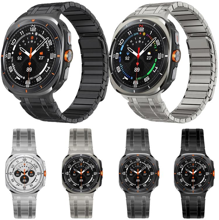 Magnetic Stainless Steel Metal Watch Band, For Samsung Galaxy Watch Ultra 47mm / Ultra 2025, For Samsung Galaxy Watch8 / Watch8 Classic