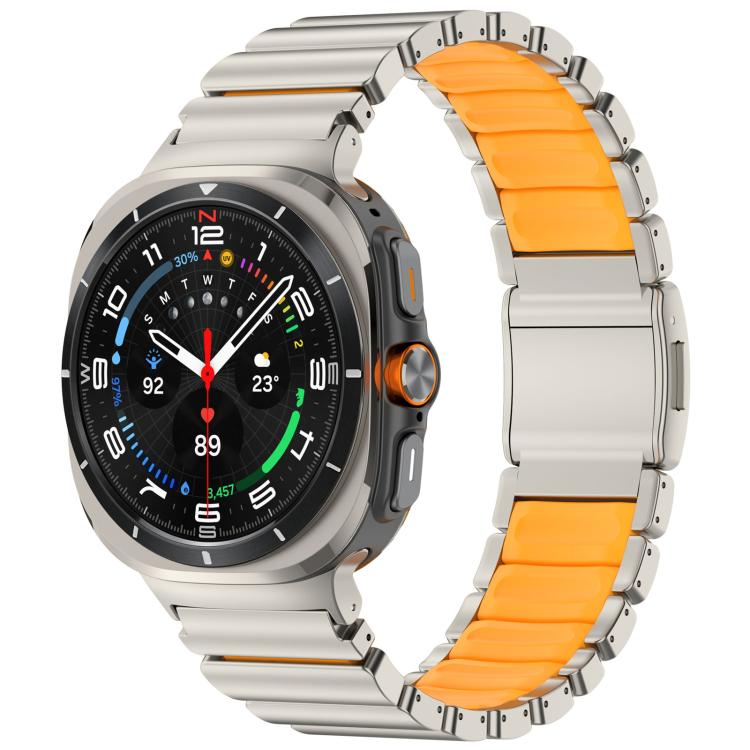 Norman Magnetic Buckle Titanium Metal Watch Band, For Samsung Galaxy Watch Ultra 47mm / Ultra 2025, For Samsung Galaxy Watch8 / Watch8 Classic