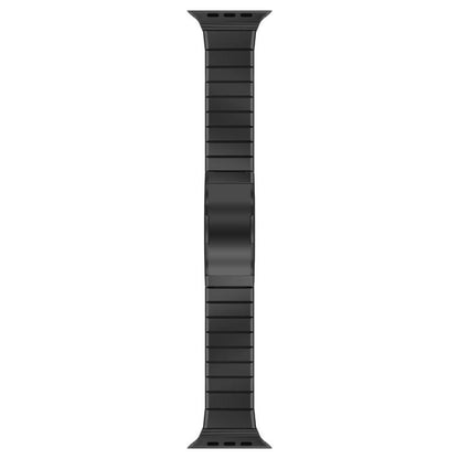 One Bead Folding Clasp Metal Titanium Alloy Watch Band, For Apple Watch 46mm / 49mm / 45mm / 44mm, For Apple Watch 42mm / 41mm / 40mm / 38mm