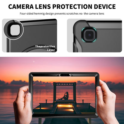 360 Degree Rotation PC + TPU Protective Case with Holder & Hand Strap, For Samsung Galaxy Tab A7 10.4 (2020)