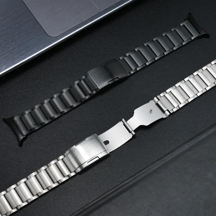 Three Beads Turtle Buckle Titanium Alloy Watch Band, For Samsung Galaxy Fit3