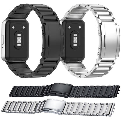 Three Beads Turtle Buckle Titanium Alloy Watch Band, For Samsung Galaxy Fit3