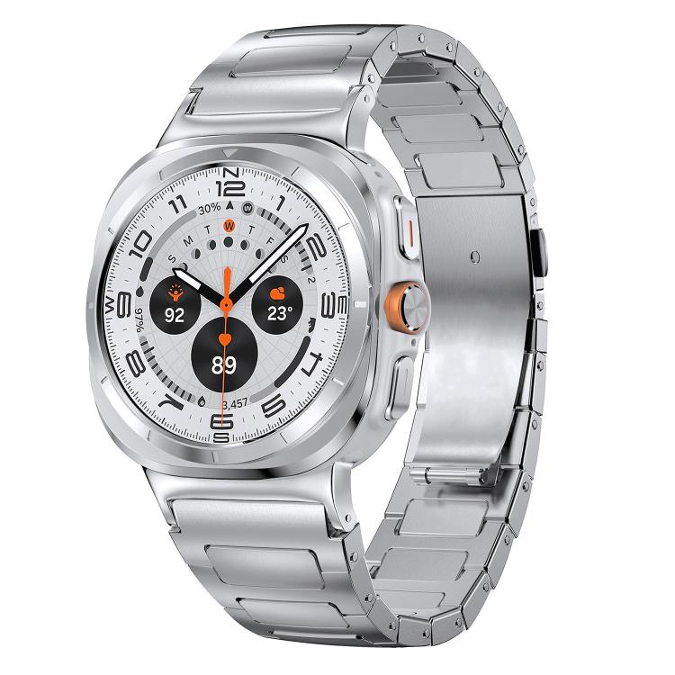 I-Shaped Flat Buckle Titanium Alloy Watch Band, For Samsung Galaxy Ultra 47mm / Ultra 2025